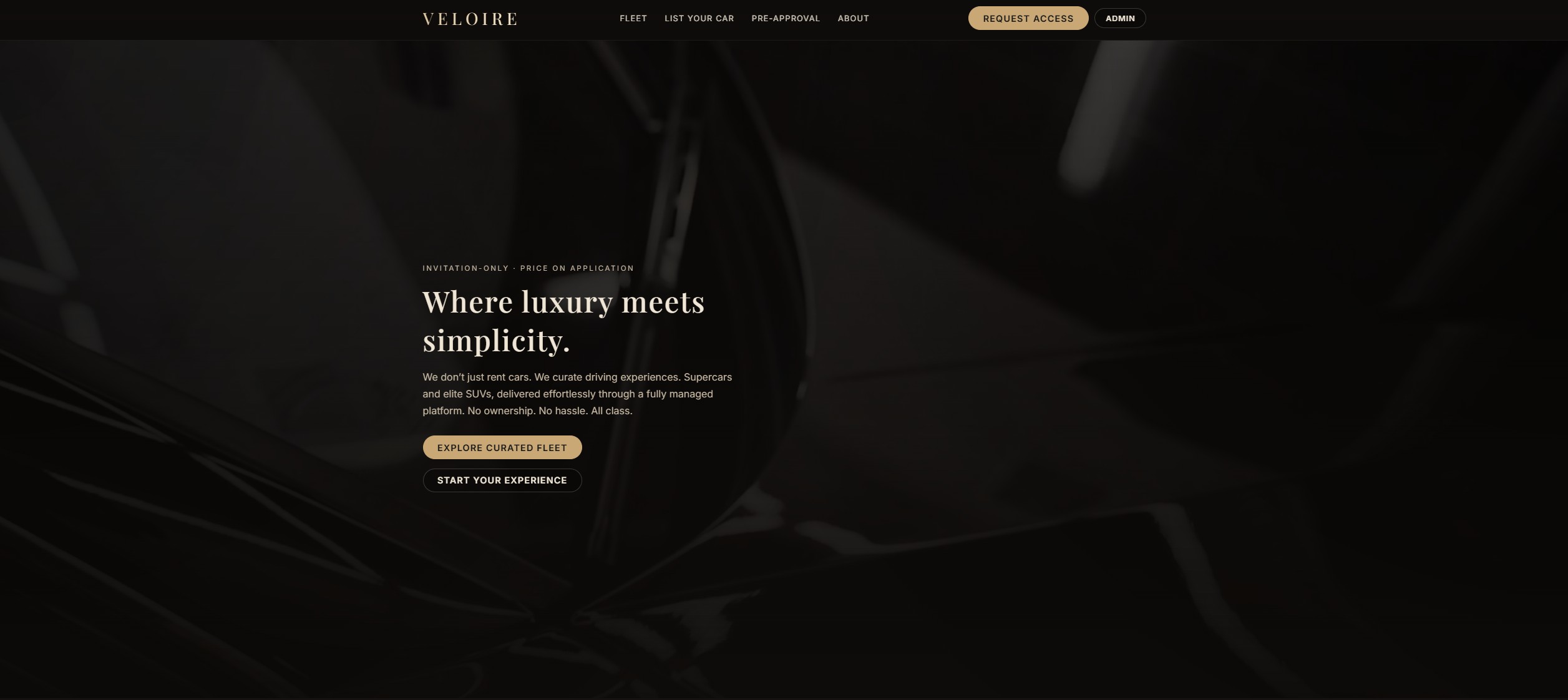 VELOIRE website